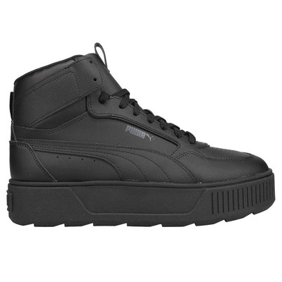 Женские черные кроссовки Puma Karmen Rebelle Mid в стиле кэжуал 38721305