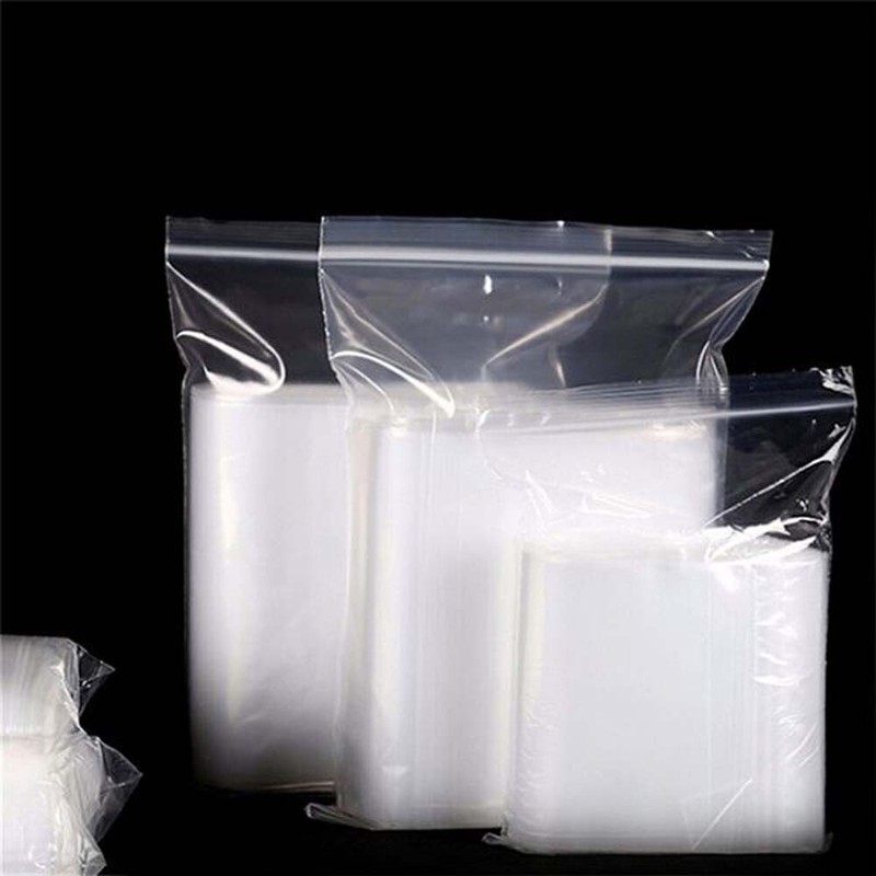 Clear Poly Bags 100 pc 9 x 12 2 mil Reusable Closable Storage Organization Home Office Crafts Jewelry Garage Travel Parts Shipping