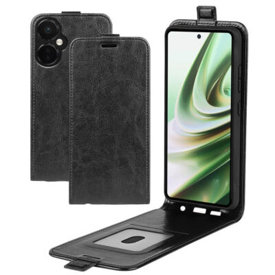 Leather Up & Down Flip Wallet Phone Case Magnetic Vertical Cover For OnePlus