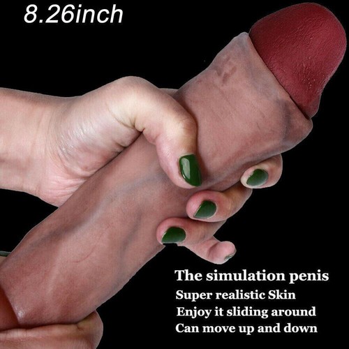 Dildo Liquid Silicone Realistic Skin Feeling Soft Huge Penis Suction Big Dick US