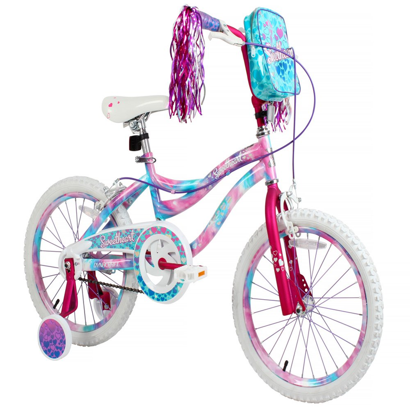 18" Kids Bike Girls 18-inch Wheels Bicycle with Training Whe
