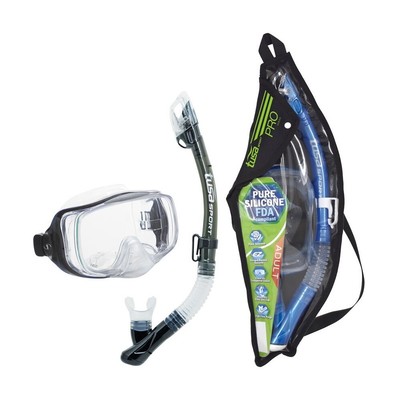 Tusa Imprex 3D M/S Snorkeling Set Combo (UM-33/USP-250) - Used, Smoke