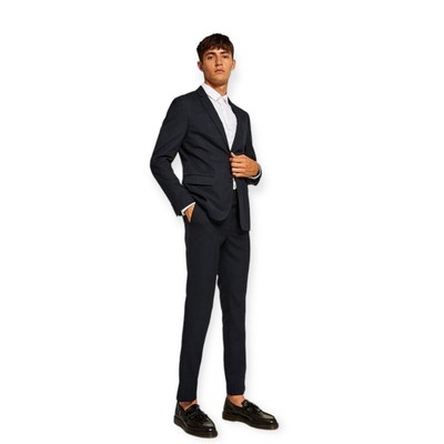 Topman Skinny Fit Navy Blue Blazer Size 40R