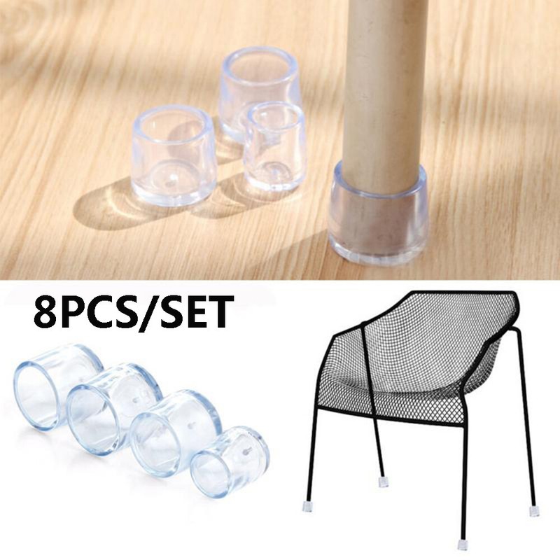 Silicone Pads Chair Leg Caps Furniture Feet Round Bottom Table
