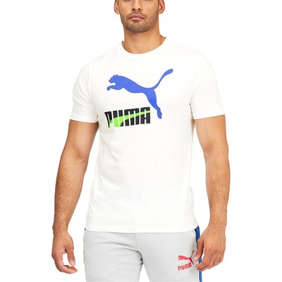 

Puma Dazed Classics Logo Футболка с круглым вырезом и коротким рукавом Мужская футболка размера  Спортивный Cas, Белый, Puma Dazed Classics Logo Crew Neck Short Sleeve TShirt