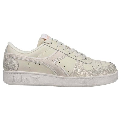 

Женские кроссовки на шнуровке Diadora Magic Basket Low Icona Wn Размер 7 B Casua, Бежевый, Diadora Magic Basket Low Icona Wn Lace Up Sneaker