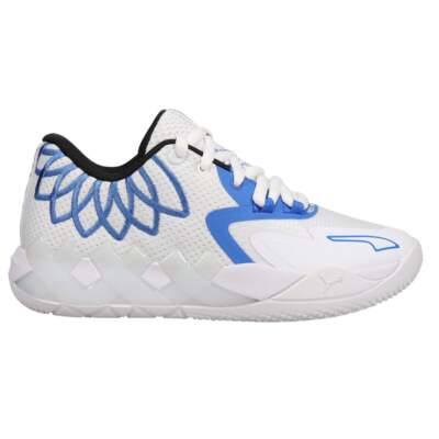 

Puma Mb1 Lo Lace Up Youth Boys Белые кроссовки Повседневная обувь 37736811, Белый, Puma Mb1 Lo Lace Up Youth