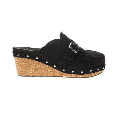 Corkys Just Precious Studded Slip On Clogs Womens Black  10-0122-BKFS