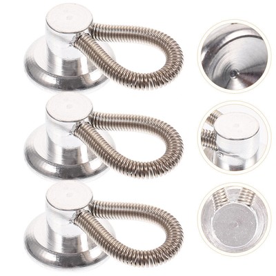  10 Pcs Jeans Button Extender Silver Flexible Elastic Extension Buckle