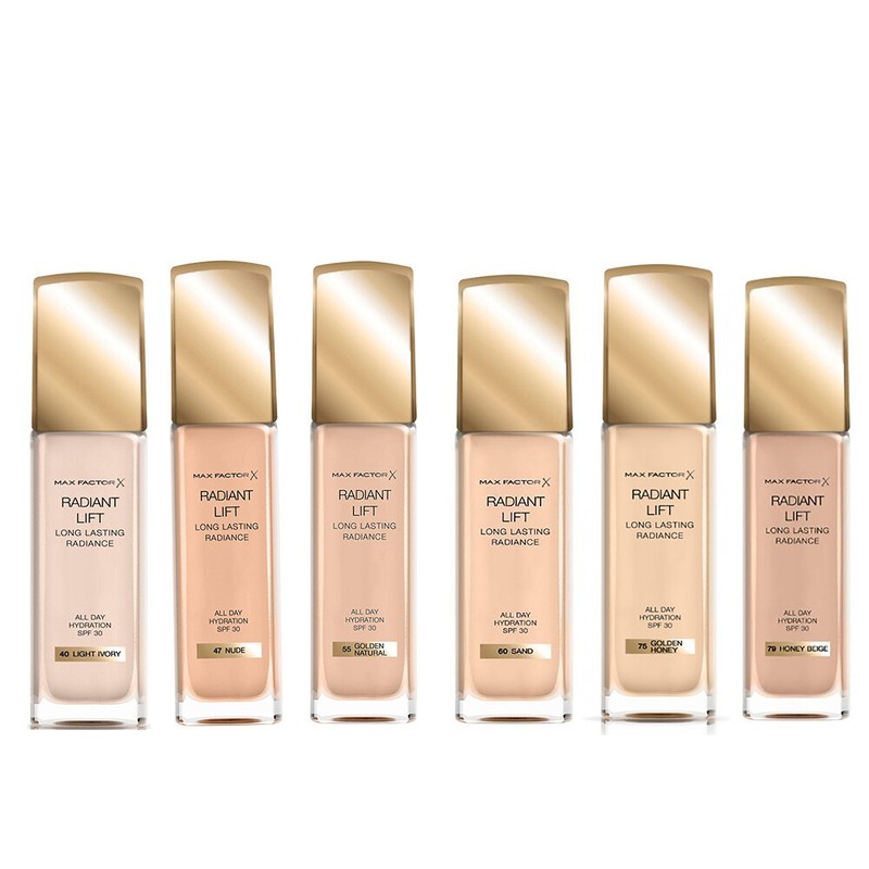 Stiftung FlÃ¼Ssigkeit Max Factor Radiant Aufzug Feuchtigkeitscreme Spf 30 Frau