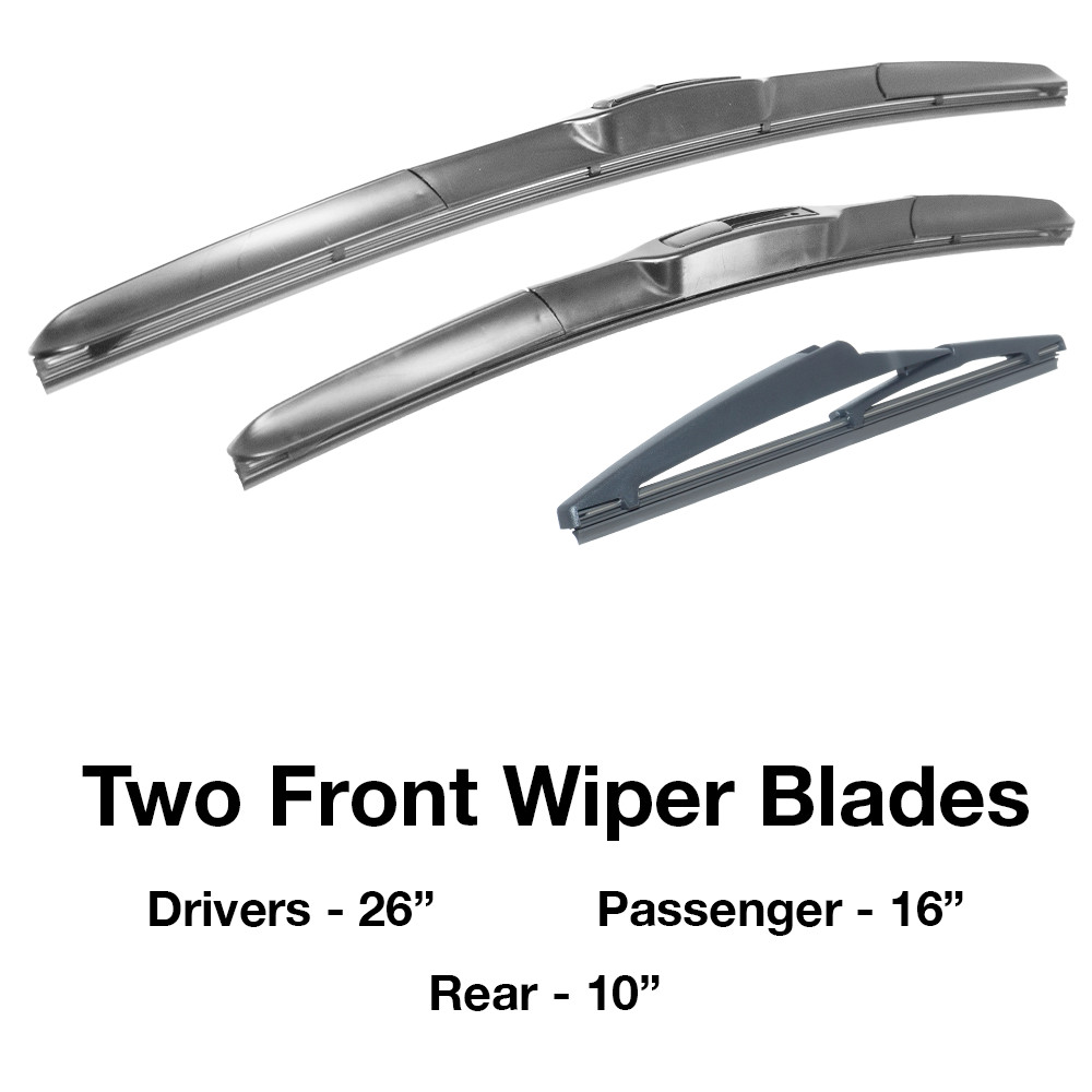 Toyota Prius Plus 2011 - Onwards Front and Rear Windscreen Wiper Blades