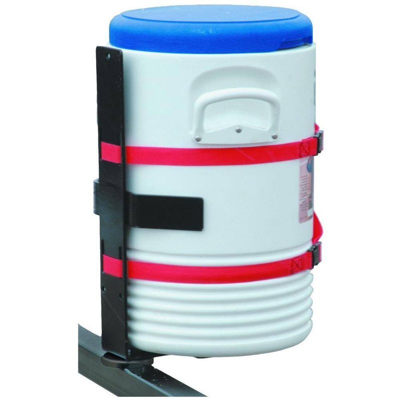 Water Cooler 50lbs Holder Rack Transport Trailer Adjustable Mount Wall Straps