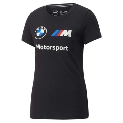 

Женская футболка с круглым вырезом и короткими рукавами Puma Bmw Mms Essentials Logo 53624901, Черный