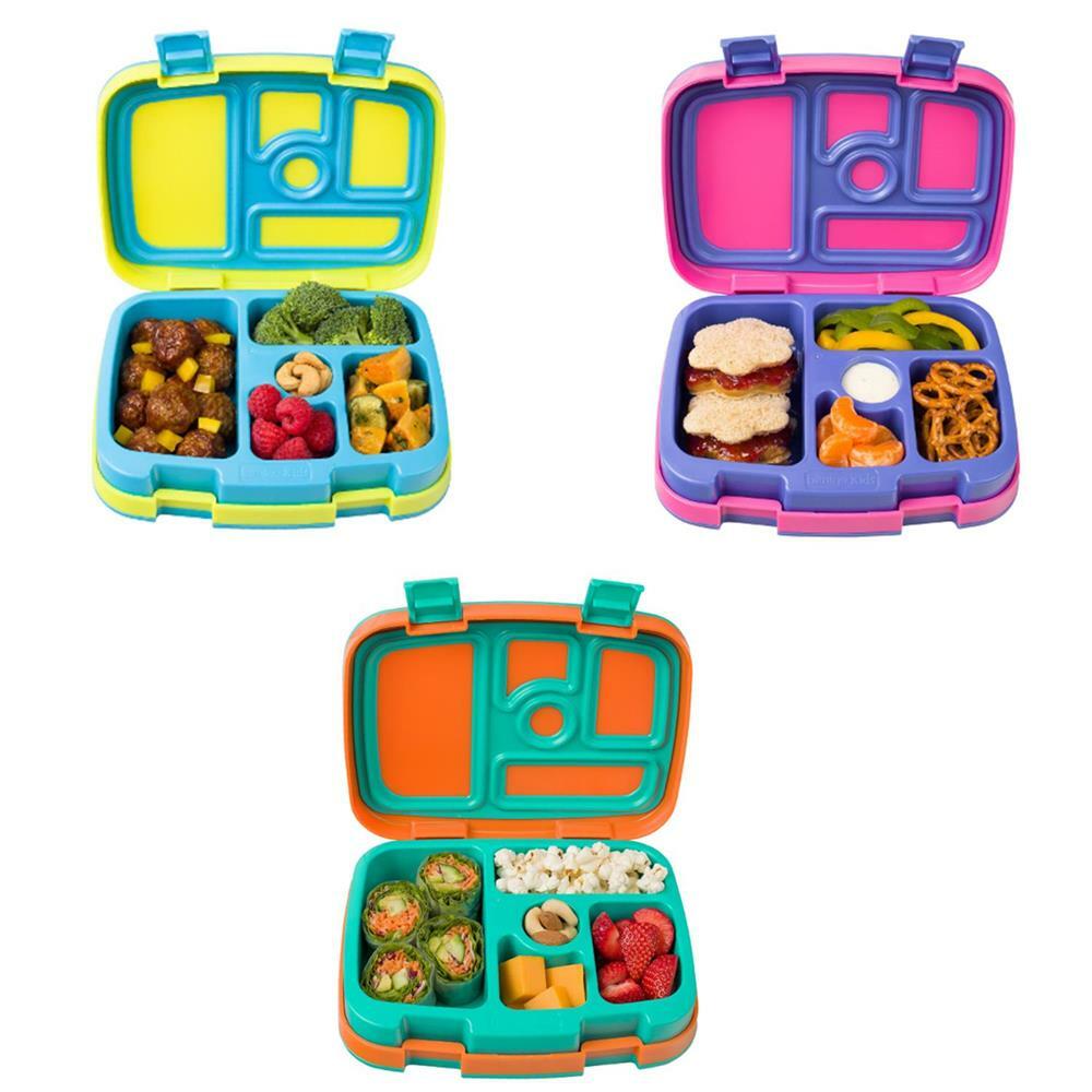 Bentgo Kids Brights, Kinder Lunchbox mit 5 Unterteilungen, auslaufsicher, Bento 