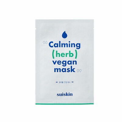 [SUISKIN] Calming Herb Vegan Mask - 1pack (5pcs) / Free Gift