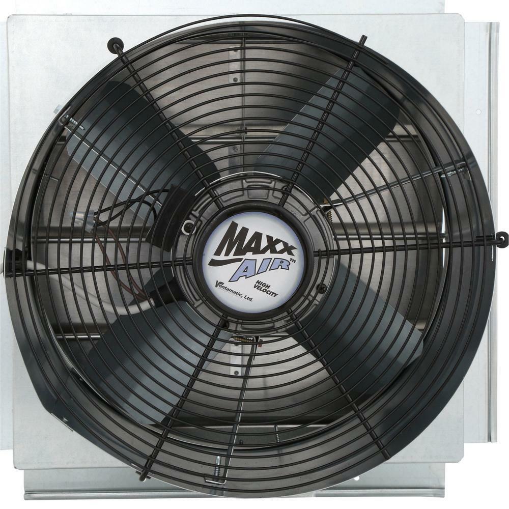 MAXXAIR 14 in. Industrial Exhaust Fan Wall Mountable Metal 1400 CFM