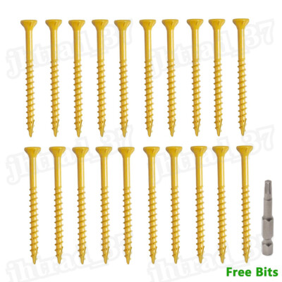 #8 #9 #10 Deck Screws Self Tapping Wood Screws T25 Torx Exterior Fence Screws