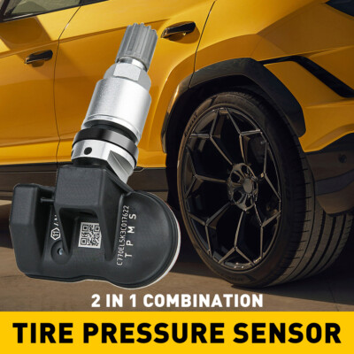2 in Pressure 1 Tire Sensor Monitoring 315MHz 433MHz & Programmable TPMS