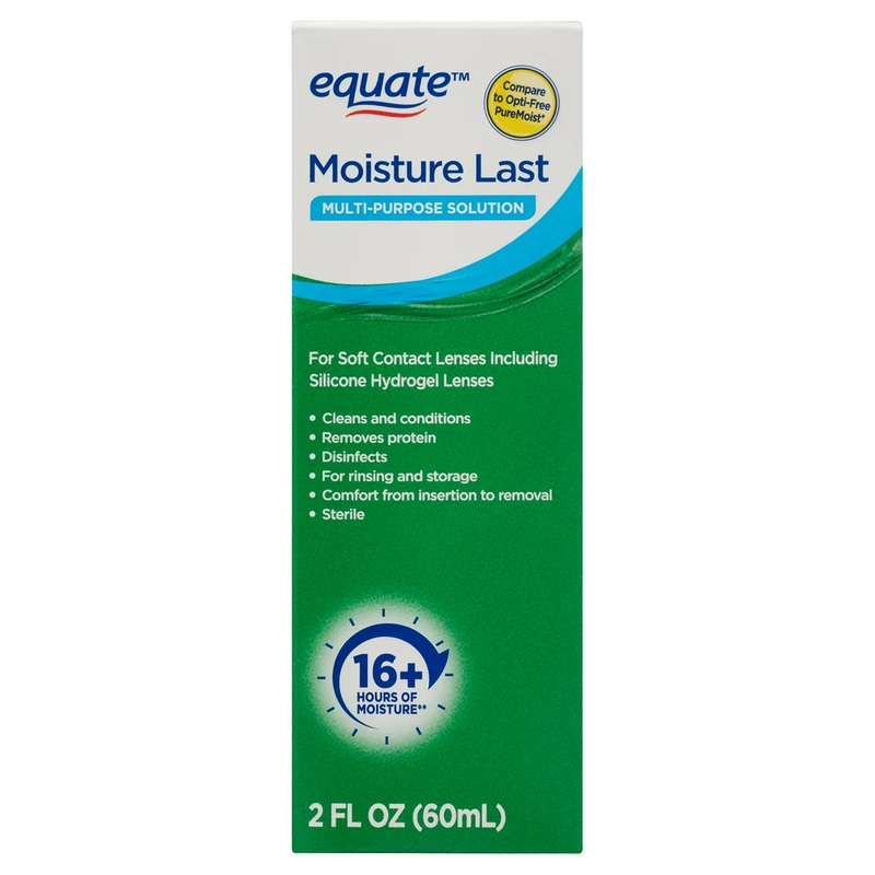Equate Moisture Last Multi-Purpose Solution, 2 Fl Oz