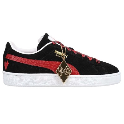 Puma Harley Quinn X Suede Classic Lace Up Womens Black Sneakers Повседневная обувь 38