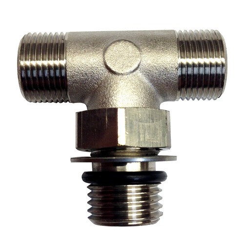 Uflex USA Boss Style T-fitting Nickel ORB 6 To 3 8