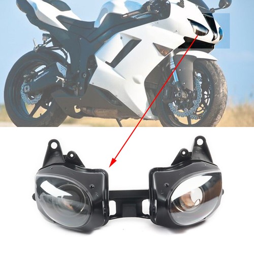 ハイロイン For Kawasaki Ninja ZX6R 636 2007 2008 07 08 Front Headlights