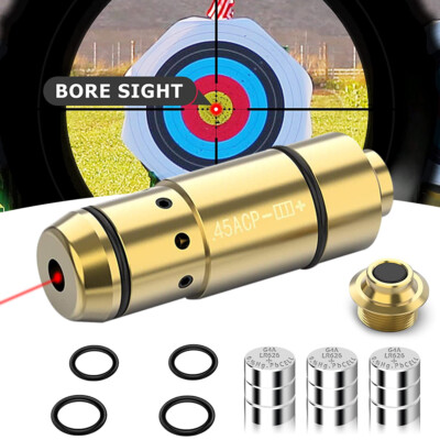 .45 ACP Red Laser Dry Fire Training Shooting Simulator Bullet Trainer Cartridge