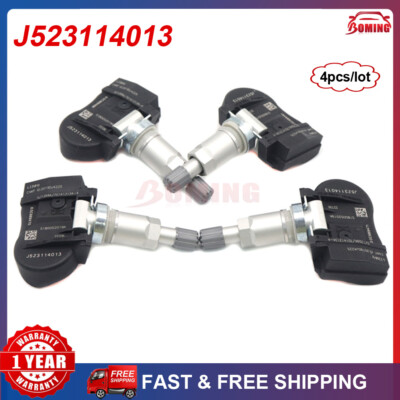 Set of 4pcs TPMS Tyre Pressure Sensor For Chery E3 E Tiggo 3 3X 5 Geely Emgrand