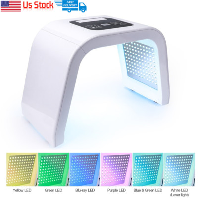 7 Color LED Light Photon Therapy Face Facial Skin Rejuvenation Beauty Machine US