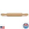 Wooden Mini Rolling Pin, 7 Inches Long, Pack of 6, Perfect for Fondant, Pasta, Baking in the Kitchen, Play-doh, Crafting and Imaginative Play, by Woodpeckers