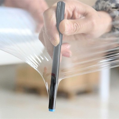 4 Rolls 18" X 1500 FT Hand Stretch Plastic Film Shrink Pallet Wrap 80 Gauge