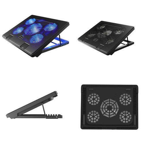 Laptop Cooling Pad with 5 Fans - Thumbnail 4