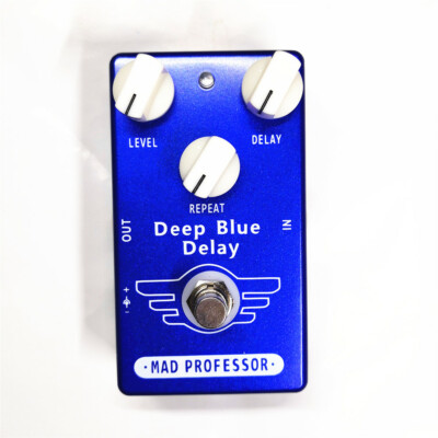 Handmade Guitar Effects Pedal MAD Professor Deep Blue Delay True Bypass