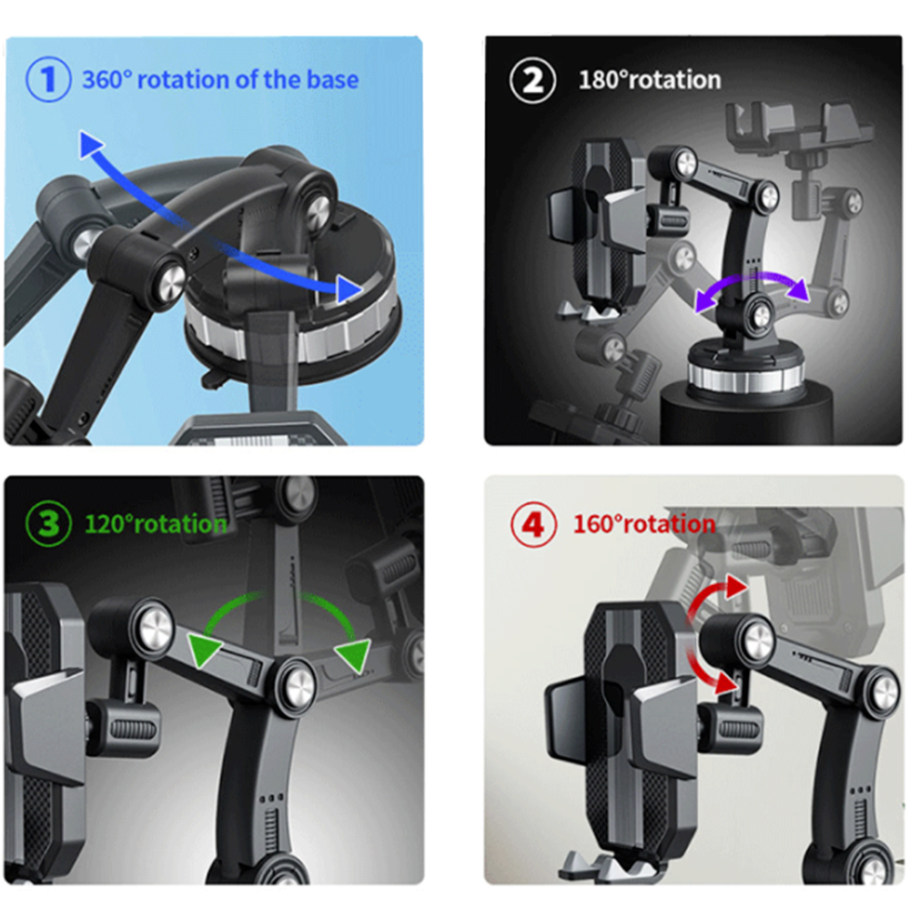 Car Truck Mount Phone Holder Stand Dashboard/Windshield For Cell Phone Universal