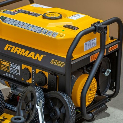 8 In. Never-Flat Wheel Kit And Handle For Portable Generator