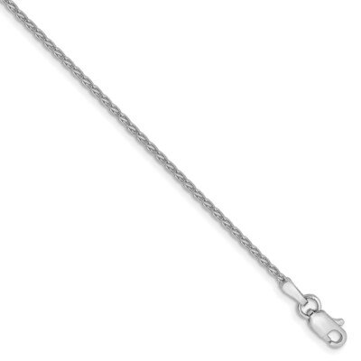 Pre-owned Superdealsforeverything Real 14kt 1.5mm Parisian Wheat Chain Chain Bracelet; 8 Inch In White
