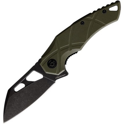 Fox Edge Atrax Liner Folding Knife 2.75'' Stainless Steel Blade G10 Handle FE012