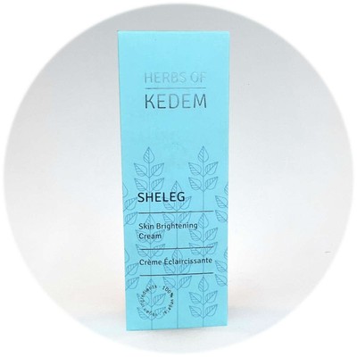 Brightening Skin Sheleg Cream Combination or Normal Facial Skin Kedem Vegan 50ml