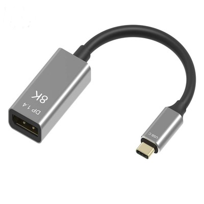 USB C to DisplayPort 1.4 8K Cable 8K@60Hz 4K@144Hz Male to Female 25CM Conver...