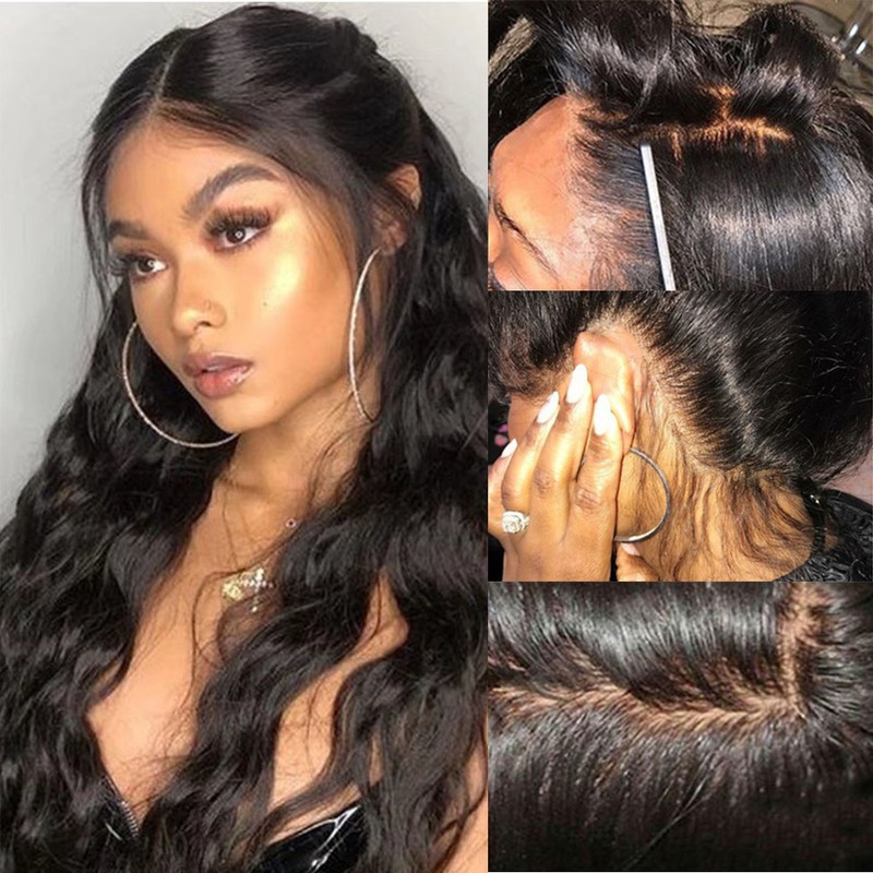 Silk Virgin Remy Malaysian Human Hair Full Lace Wig Pre Plucked