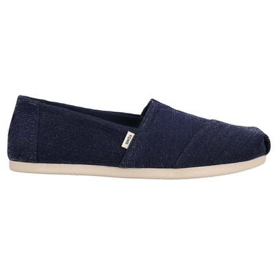 

TOMS Alpargata Женские синие туфли на плоской подошве в стиле кэжуал 10016752T, Синий, TOMS Alpargata Slip On