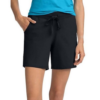 

Hanes® Женские шорты из джерси с карманами
