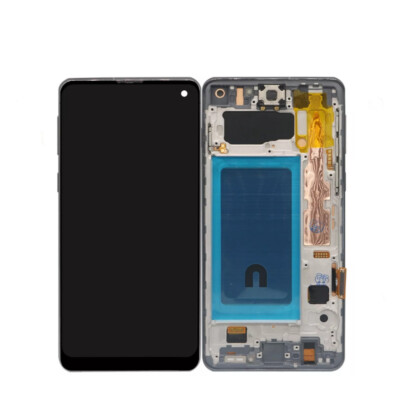 For Samsung Galaxy S10 G973 SM-G973U G973U1 OLED LCD Touch Screen Display Frame