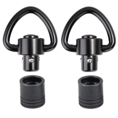 2/4Pcs QD Sling Swivels Push Button Heavy Quick Detach/Release Mount  Adapter