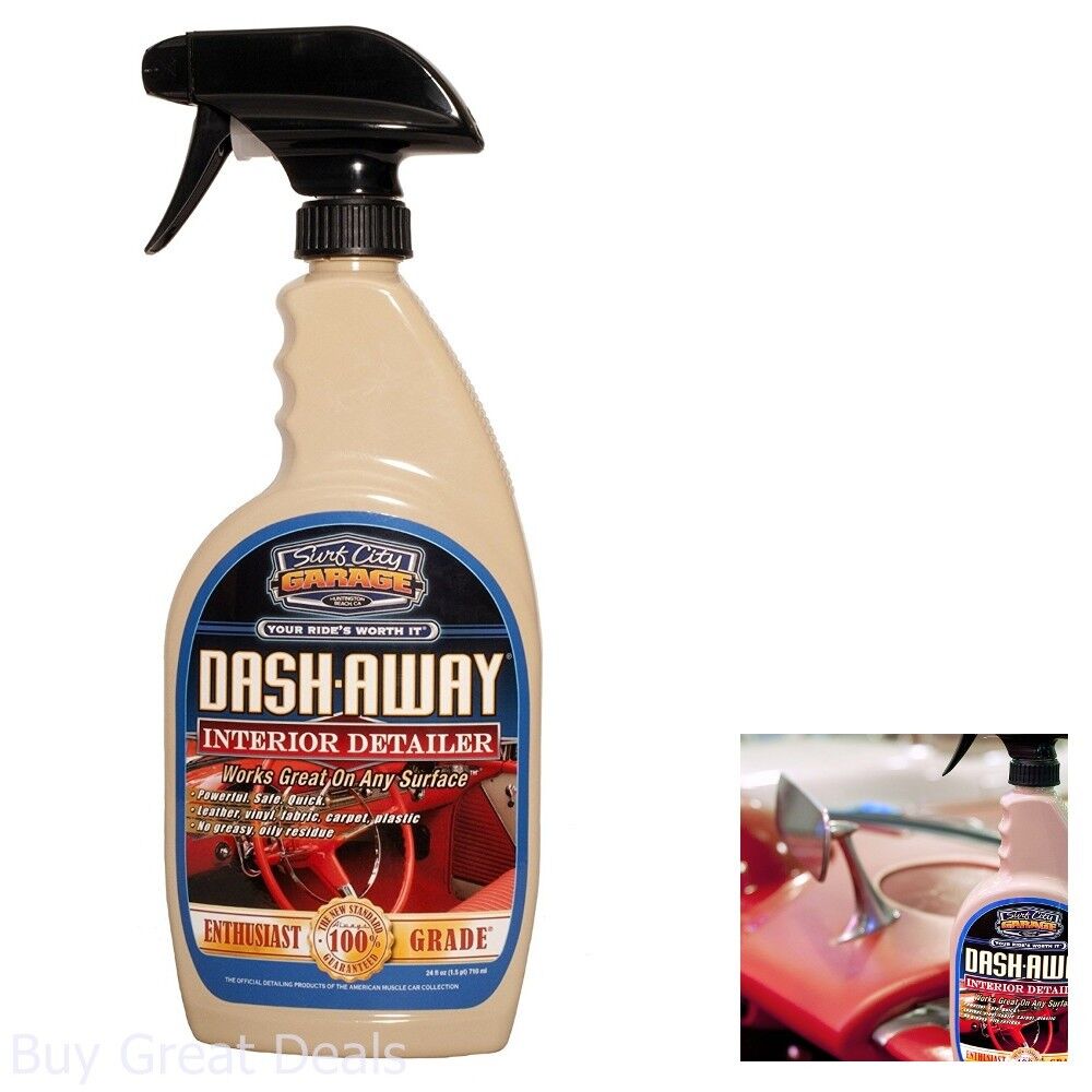 Details About Car Interior Dashboard Cleaner Detailer Spray Plastic Fabric Vinyl Leather New