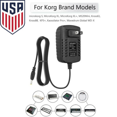 US Power Supply Adapter for Korg Monologue KA350 Volca Microkorg Series Keyboard