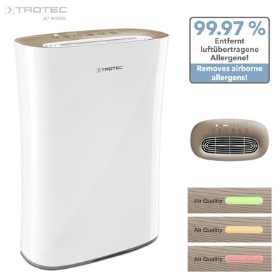 TROTEC Design-luchtreiniger AirgoClean 110 E | Maximaal reinigingsvolume 205m³/h