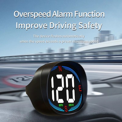 GPS Car digital speedometer HUD Head-up display Speed Alarm Gadgets