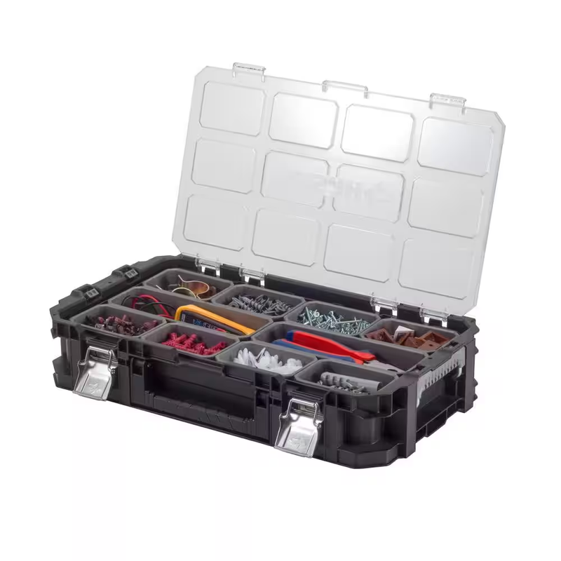 toolbox 工具箱 OF Husky 10-Compartment Interlocking Small Parts Organizer in