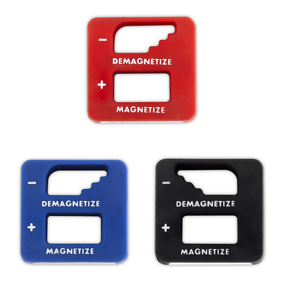 Precision Demagnetizer-Magnetizer - Pack of 3 Colors - Black, Red, Blue - for Sc